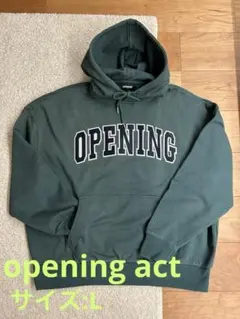 opening act ヘビーオンス　パーカー