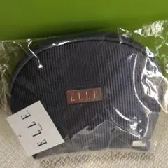 ELLE ネイビーラウンドポーチのサムネイル