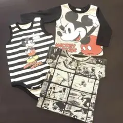 ミッキーマウス ベビー服 3点セット 80cm