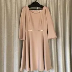 PROPORTION BODY DRESSING パール付きワンピース