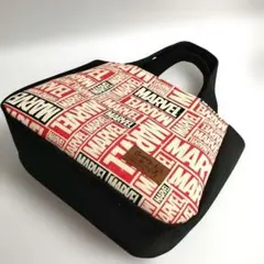 帆布　前ポケット付きトートバック　ハンドメイド