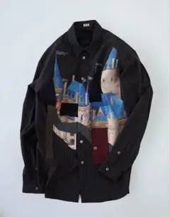 【KHOKI】25aw Appliqué-detail shirt