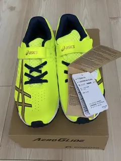 新品未使用 アシックスASICS LAZERBEAM 23cm 蛍光イエロー
