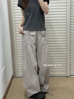 coyseio カジュアルパンツ ワイドパンツ ネイビー | Mercari