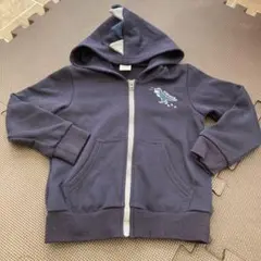 恐竜　ジップアップ　パーカー　110 ピューピルハウス