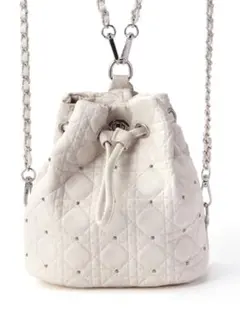 GRL 2Wayキルティングスタッズリュック[dd455]