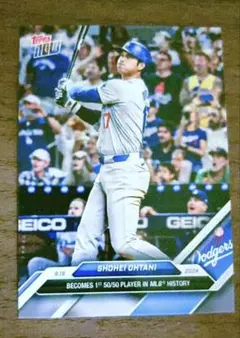 大谷翔平 Topps Now 50/50 達成記念カード MLB