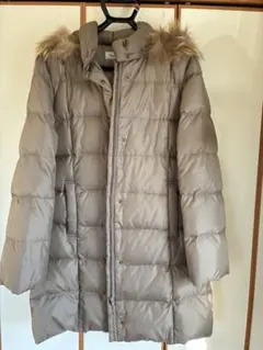 STYLE COM 東京スタイル 11号ベージュ フード付ダウンジャケット美品