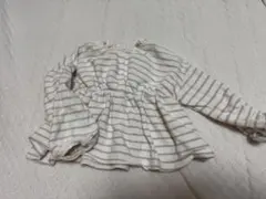 après les cours ストライプ 裏起毛トレーナー　90