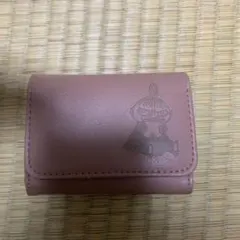 ムーミン 三つ折り財布 ピンク