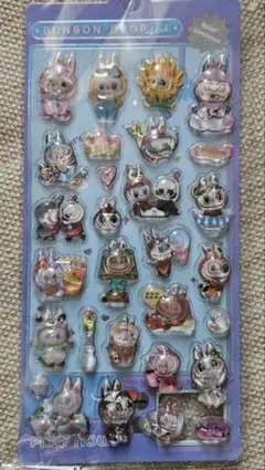 早い者勝ち！ボンボンドロップシール　ラブブ