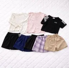 女の子 子供服 まとめ売り 9点 130cm 春服 夏服 コーデセット ユニクロ