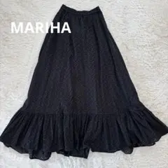 2026年最新】MARIHA カラー：ブラック系 レディース ロング フレア