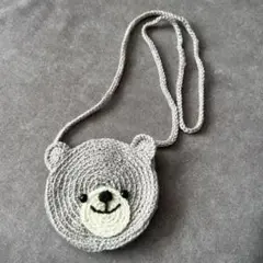 クマの顔デザイン ポシェット