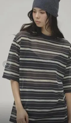 Sheer Border T-shirt TODAYFULのサムネイル