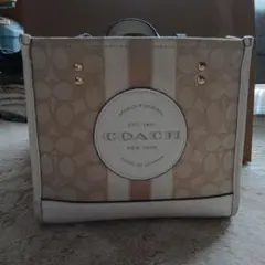 お値引きです！ COACH ベージュ・ホワイト トートバッグ
