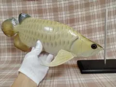 ハンドメイド 41cmアジアアロワナ フィギュア レプリカ 熱帯魚