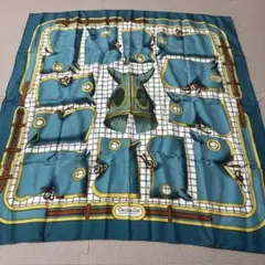 エルメス カレ90 Camails 馬の頭巾 スカーフ シルク HERMES