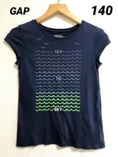 GapKids ガールズ Tシャツ 140センチ L ネイビー