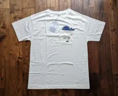 新品未使用 クジラひょつこり刺繍 オーバーサイズのサムネイル