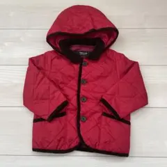 COMME CA ISM 赤 フード付きジャケット