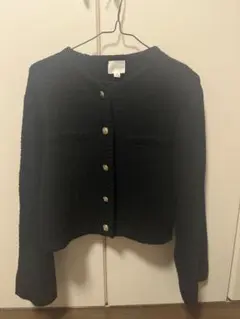 H&M ブラックカーディガン
