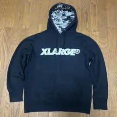 XLARGE カモフラージュフード パーカー Mサイズ