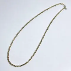 【美品】46cmティファニー ツイストロープコンビネックレス 14K/925のサムネイル