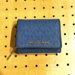 MICHAEL KORS ネイビー 三つ折り財布