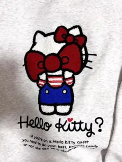 【新品未使用・送料込み】Hello Kitty サガラ刺繍トレーナー