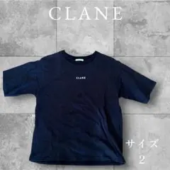 3 CLANE ロゴ 半袖 Tシャツ ブラック サイズ2のサムネイル