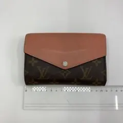 Louis Vuitton 三つ折り財布 ブラウン/ピンク