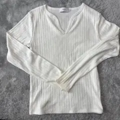 AZUL by MOUSSY Vネック長袖Tシャツ L