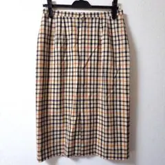 DAKS ダックス タイトスカート チェック 古着 ヴィンテージのサムネイル