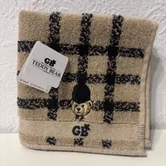 グレートブリティッシュテディベア タオルハンカチ　未使用　ブラウン