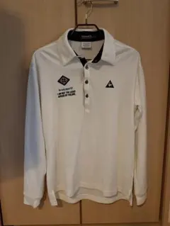 le coq sportif ゴルフ 長袖ポロシャツ ホワイト系 M