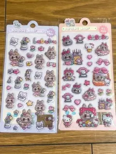 ラブブ ボンボンドロップシール2点セット