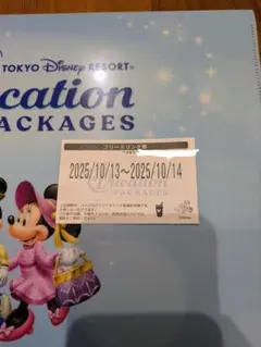 フリードリンク券　ディズニー