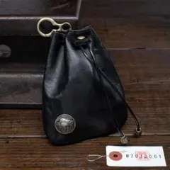 本革 牛革 小物入れ ミニポーチ 小銭入れ カード入れ 印鑑入れ 貴重品袋