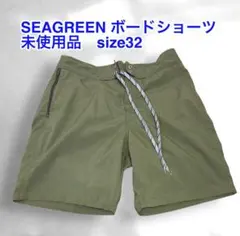 【水陸両用】SEAGREEN ボードショーツ カーキ size32 未使用品　夏のサムネイル