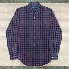 【古着】Ralph Lauren クラシックフィット 長袖チェックシャツ S