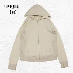 美品✨️ユニクロ【M】スウェットフルジップ パーカ 長袖 レディース