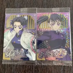 鬼滅の刃　ウエハース　10 カード　胡蝶しのぶ　栗花落カナヲ　2枚セット