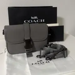 COACH コーチ リーグ ショルダーバッグ 19 グレー