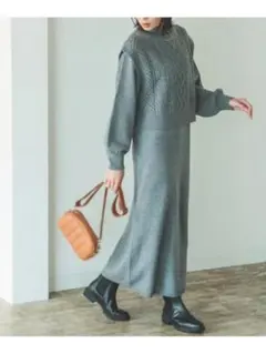 B:MING by BEAMS ビーミングバイビームス　ニットワンピース　ベスト