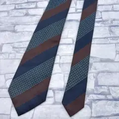 GUCCI ストライプデザイン ネクタイ シルク100% イタリア製