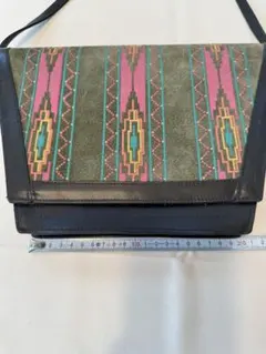 Roberto Vascon 幾何学模様ショルダーバッグ