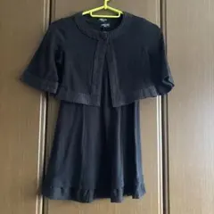 COMME CA ISM ブラック ワンピース 120A