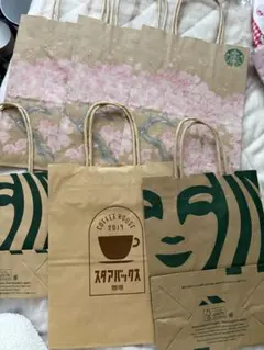 スターバックス ショップ袋 2019年 桜デザイン 6枚セット