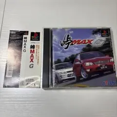 帯付き　峠 MAX G 盤面ほぼ傷なし美品　PS1ソフト